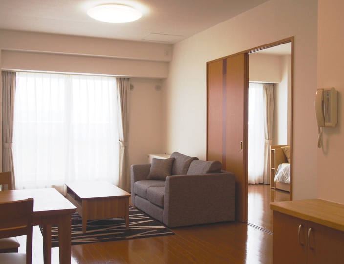 写真:住まう方の快適さとゆとりを大切にした、こだわりの居住空間。
