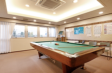 写真：ビリヤードコーナー