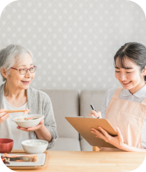 写真：栄養士