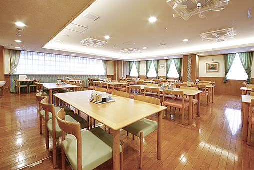 写真：大食堂