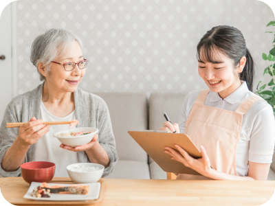 写真：栄養士